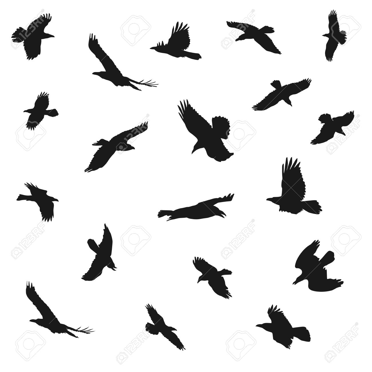 1300x1300 Tawny Eagle Clipart Flight Silhouette