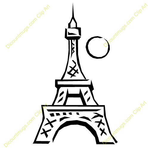 500x500 Cartoon Eiffel Tower Clip Art Clipart Collection