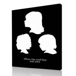 250x250 Silhouette Portraits From Your Photos