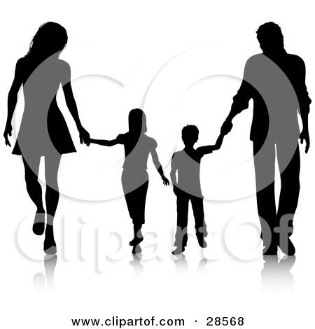 450x470 Family Clipart Silhouette Clipart Panda