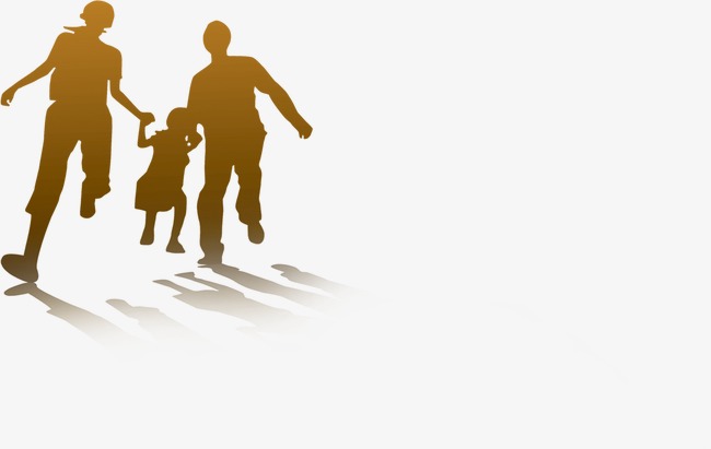 650x411 Family Silhouette, Family, Hand Painted, Sketch Png Image