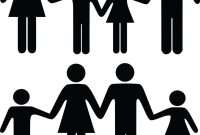 200x135 Top Group Of People Holding Hands Silhouettes Vector Library