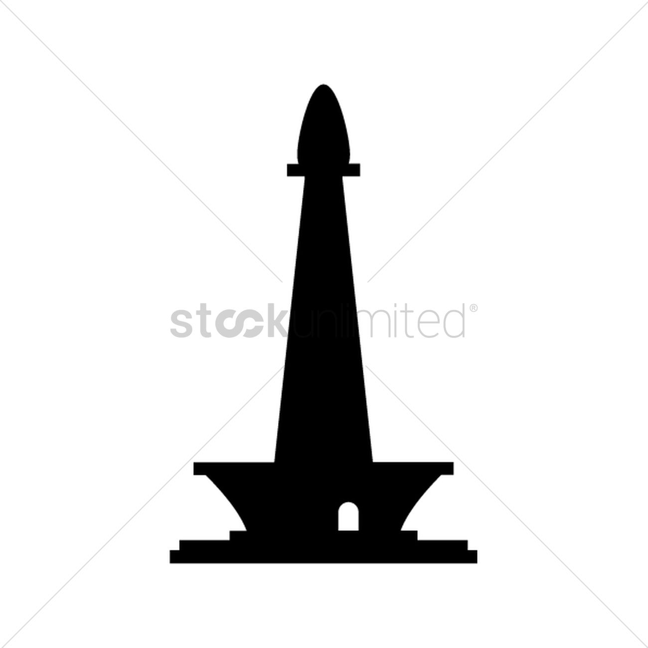 1300x1300 Free National Monument Indonesia Vector Image