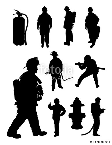 386x500 Fireman Gesture Silhouette. Good Use For Symbol, Logo, Web Icon
