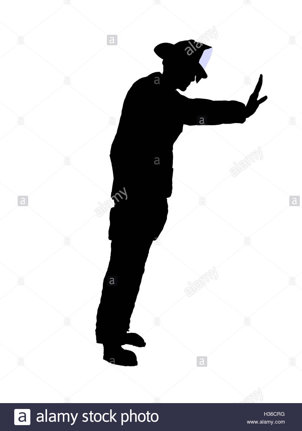 975x1390 Male Firefighter Illustration Silhouette Stock Photo 122458324