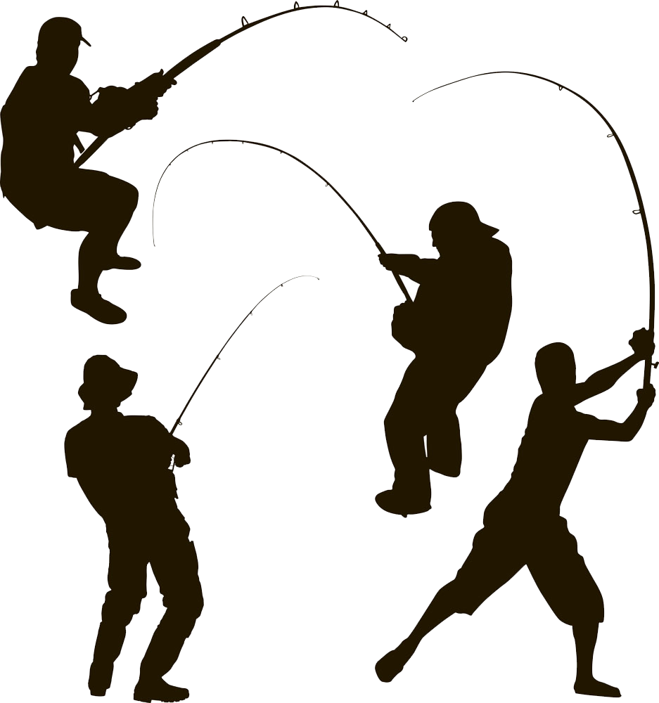 937x1000 Silhouette Fishing Fisherman Clip Art