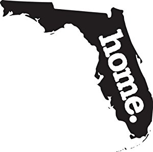 300x299 Home Florida State Design Vinyl Car Sticker Symbol