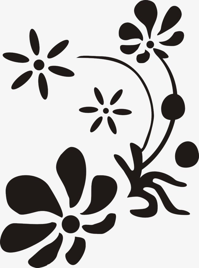 650x875 Flower Silhouette, Flowers, Sketch, Leaf Png And Psd File For Free