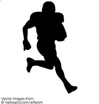 Silhouette Of Football at GetDrawings | Free download