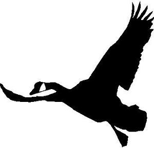 300x289 Goose Silhouette Flying Hunting Decal 5 X 5 Ebay