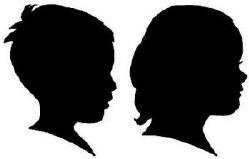 249x159 Graceful Landing President's Day Craft Silhouette Portraits