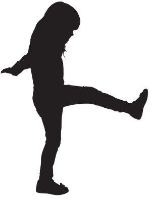 301x399 Silhouette Of Girl Clipart The Arts Image Pbs Learningmedia