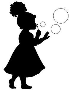 236x305 Clipart Little Girl Silhouette