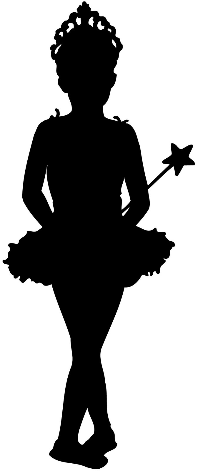 673x1600 Child Ballerina Silhouette Clip Art