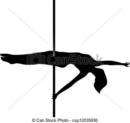 450x426 Black Silhouette Of A Girl Dancing Striptease Drawings