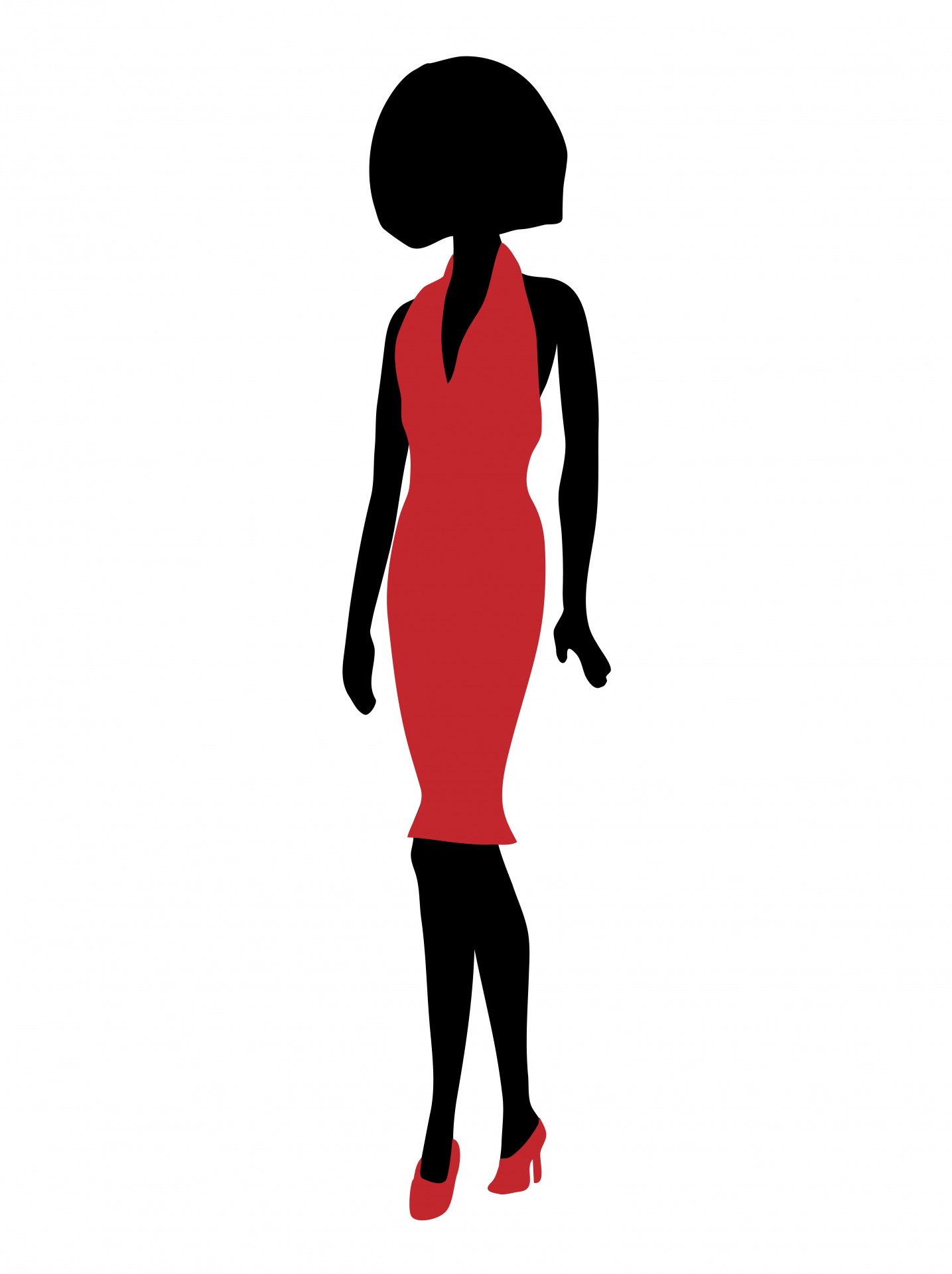 1435x1919 Woman In Red Dress Free Stock Photo