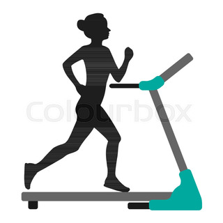 320x320 Vector Illustration Cute Cartoon Beautiful Girl Running On