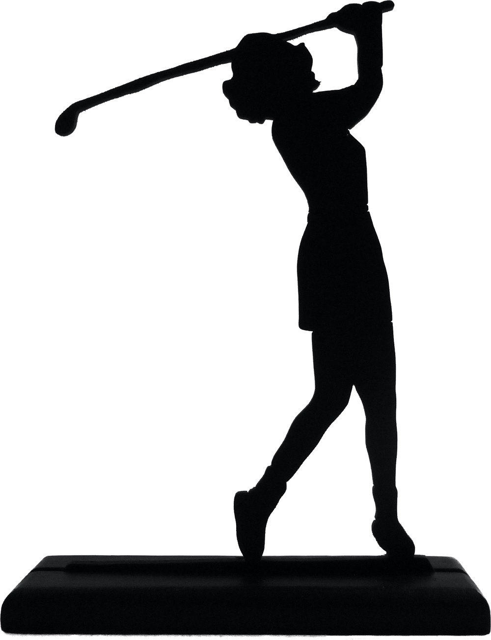 1000x1305 Female Golfer Silhouette