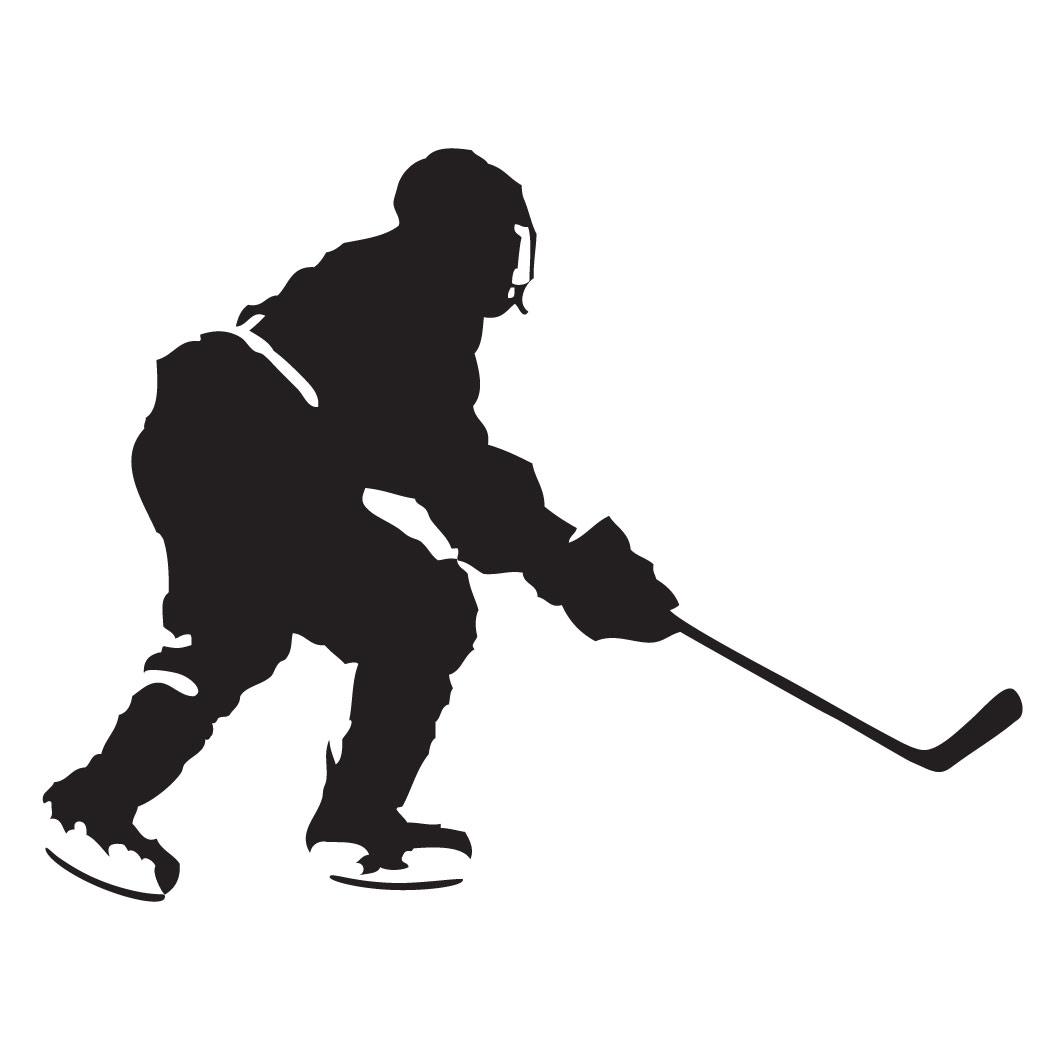 1050x1050 Female Hockey Clipart