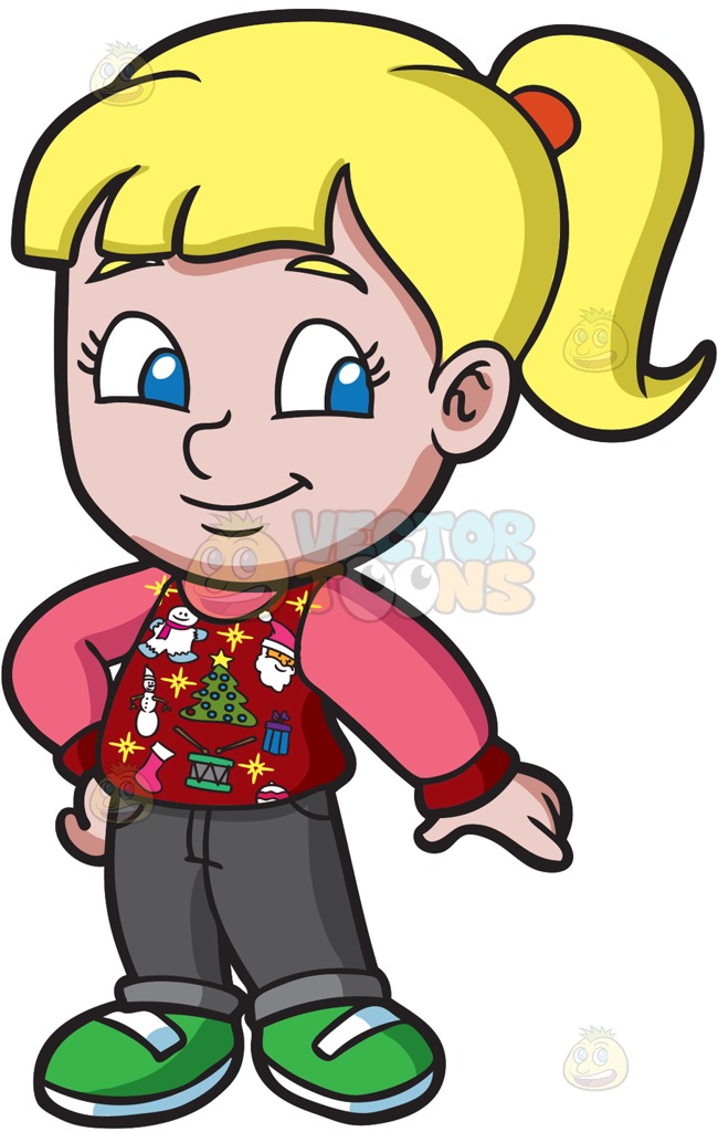650x1024 Girl With Ponytail Clip Art