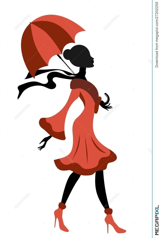 543x800 Umbrella Clipart Lady With Many Interesting Cliparts