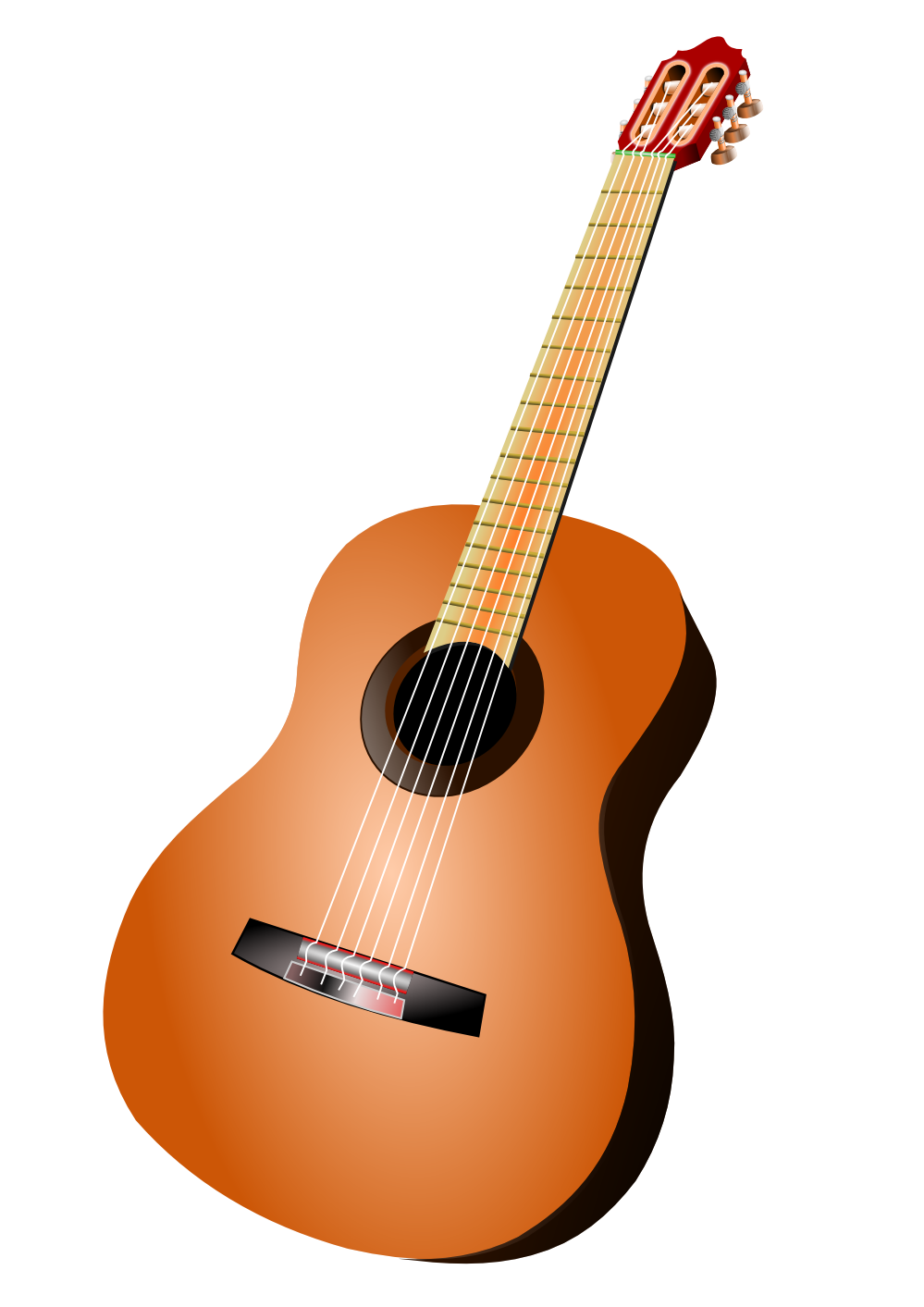 999x1413 Guitar Clipart Png