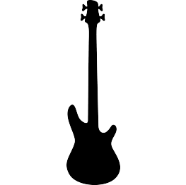 263x262 Free Svg Bass Guitar Silhouette Cricut!!! Guitars