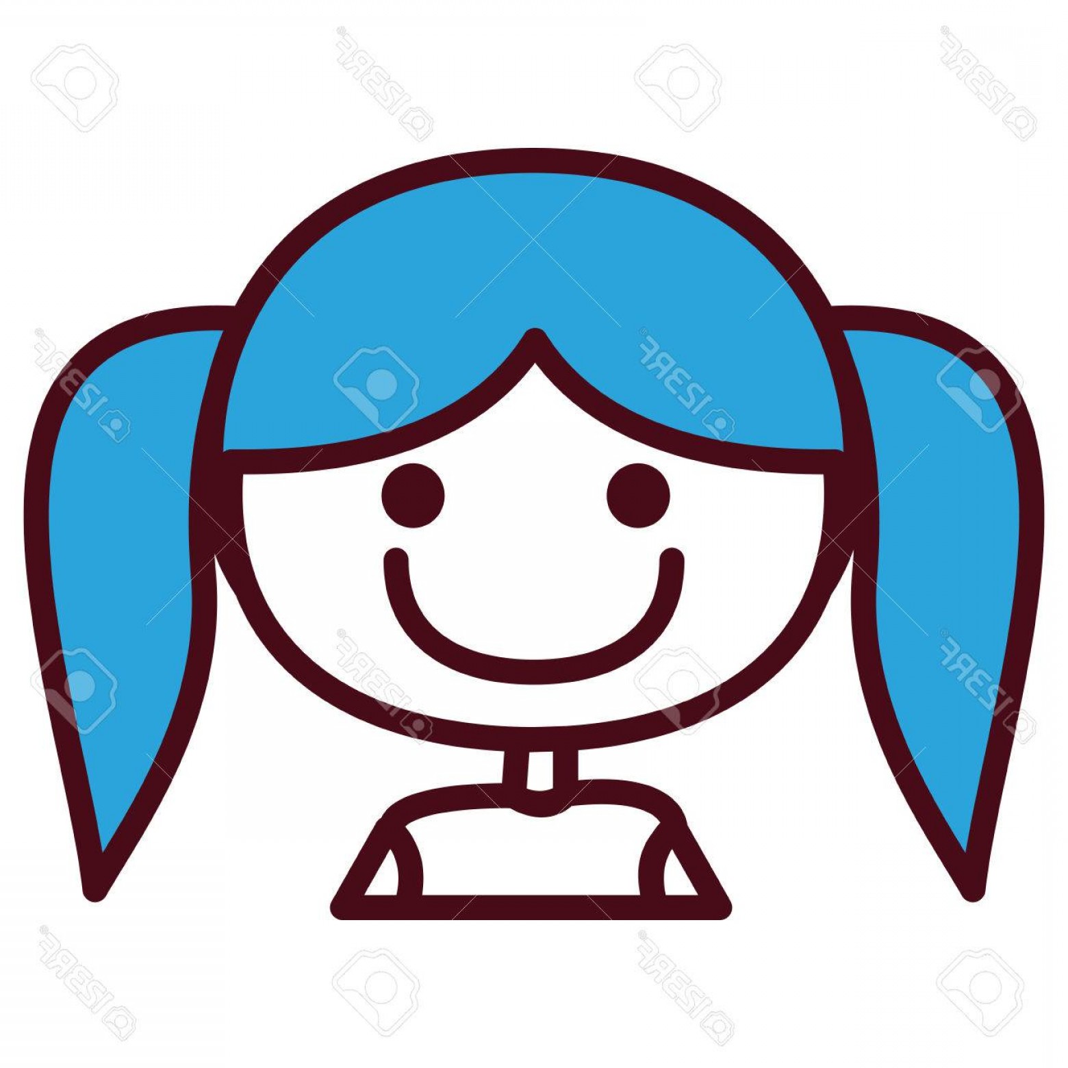 1560x1560 Pigtail Hair Vector Arenawp