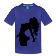 190x190 Wild Hair Woman Silhouette By Martmel Bus Spreadshirt