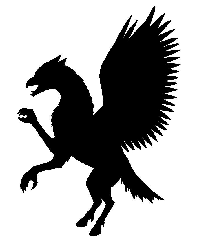 680x840 Hippogriff Silhouette By