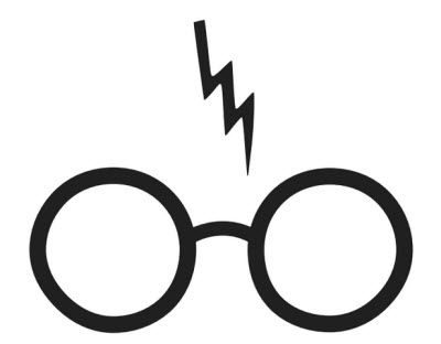 400x312 Harry Potter (Glasses Lightning) Design For Silhouette Studio