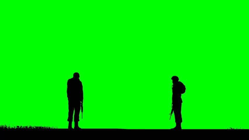852x480 Silhouette Of Dancing Female On A Green Background. High Heels