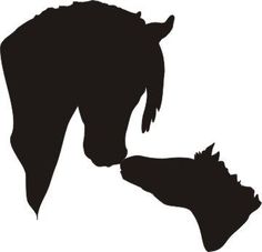 236x227 Black Horse Head Silhouette Clipart