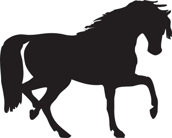 600x481 Horse Silhouette Clip Art Free Vector In Open Office Drawing Svg