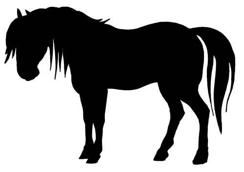 500x354 Horse Silhouette 3 David Ramey, Dvm