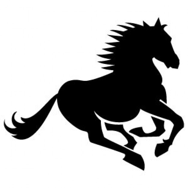 626x626 Running Horse Silhouette Cake Ideas And Designs