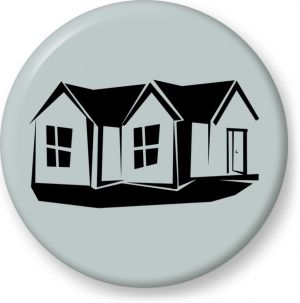300x303 Vector Clip Art Of Silhouette Of A Familiy House