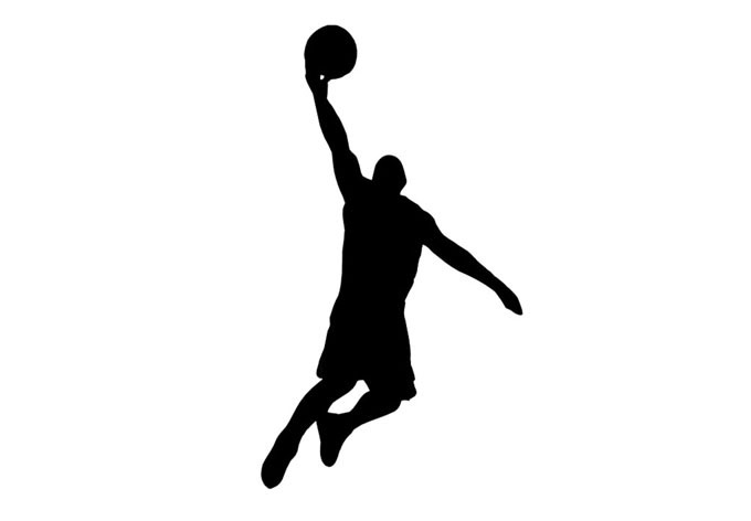 680x472 Basketball Player Silhouette Clipart