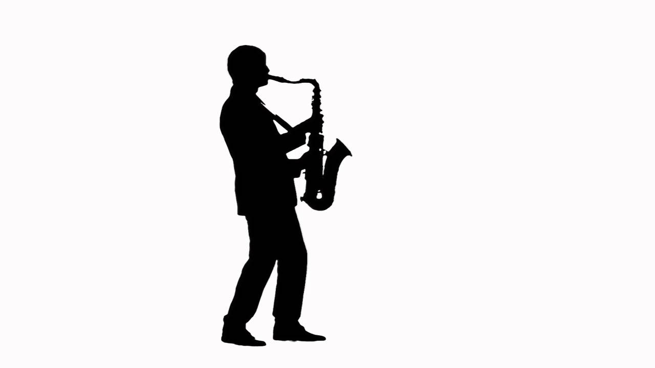 1280x720 Saxophone And Trumpet Silhouette Svg Files Images By Jazz