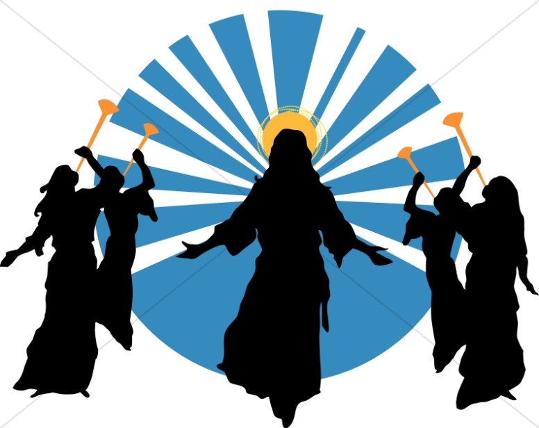 776x616 Coming Of Christ Silhouette Clipart