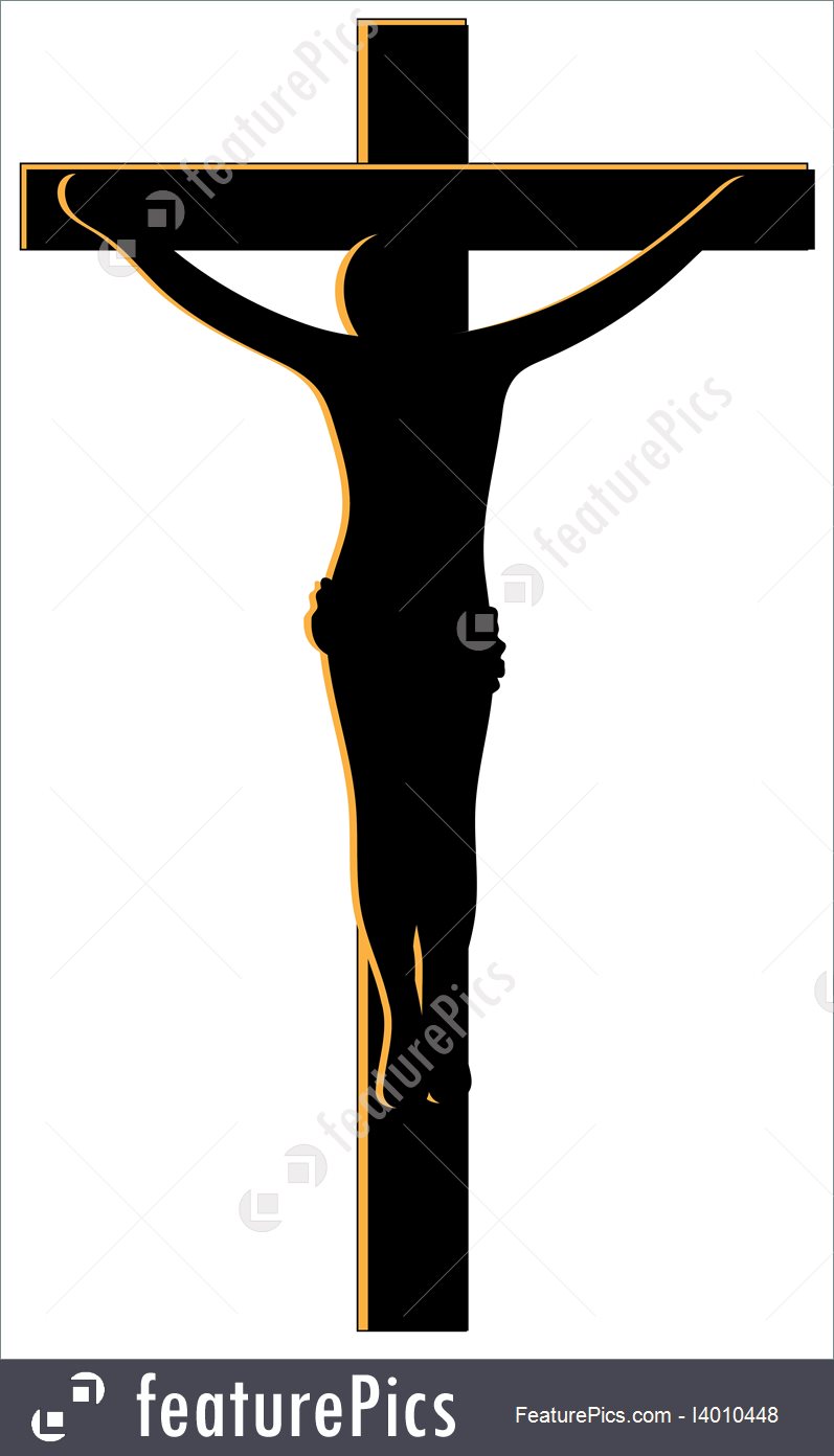 797x1392 Crucifixion Of Jesus Christ Silhouette Illustration