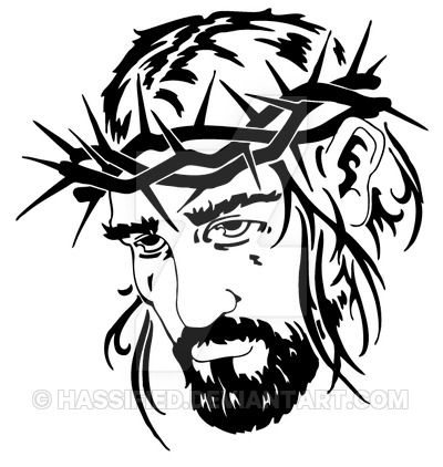 Silhouette Of Jesus Face at GetDrawings | Free download