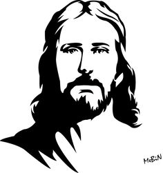 Silhouette Of Jesus Face at GetDrawings | Free download
