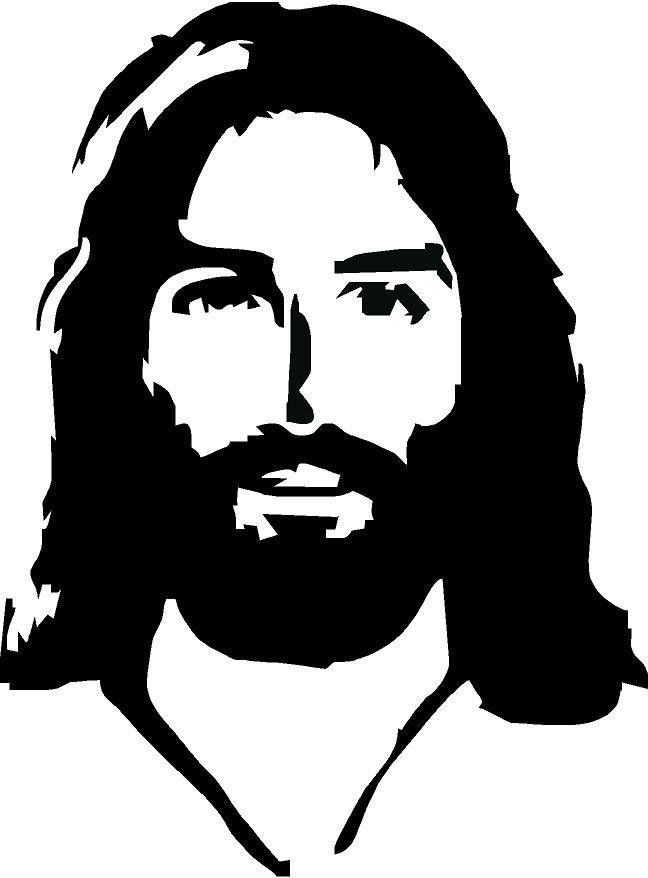 Silhouette Of Jesus Face at GetDrawings | Free download