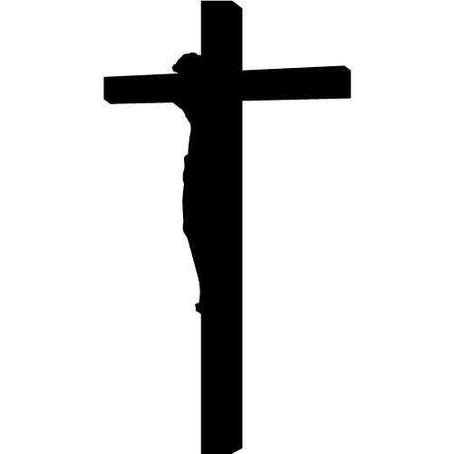 Silhouette Of Jesus On The Cross at GetDrawings | Free download