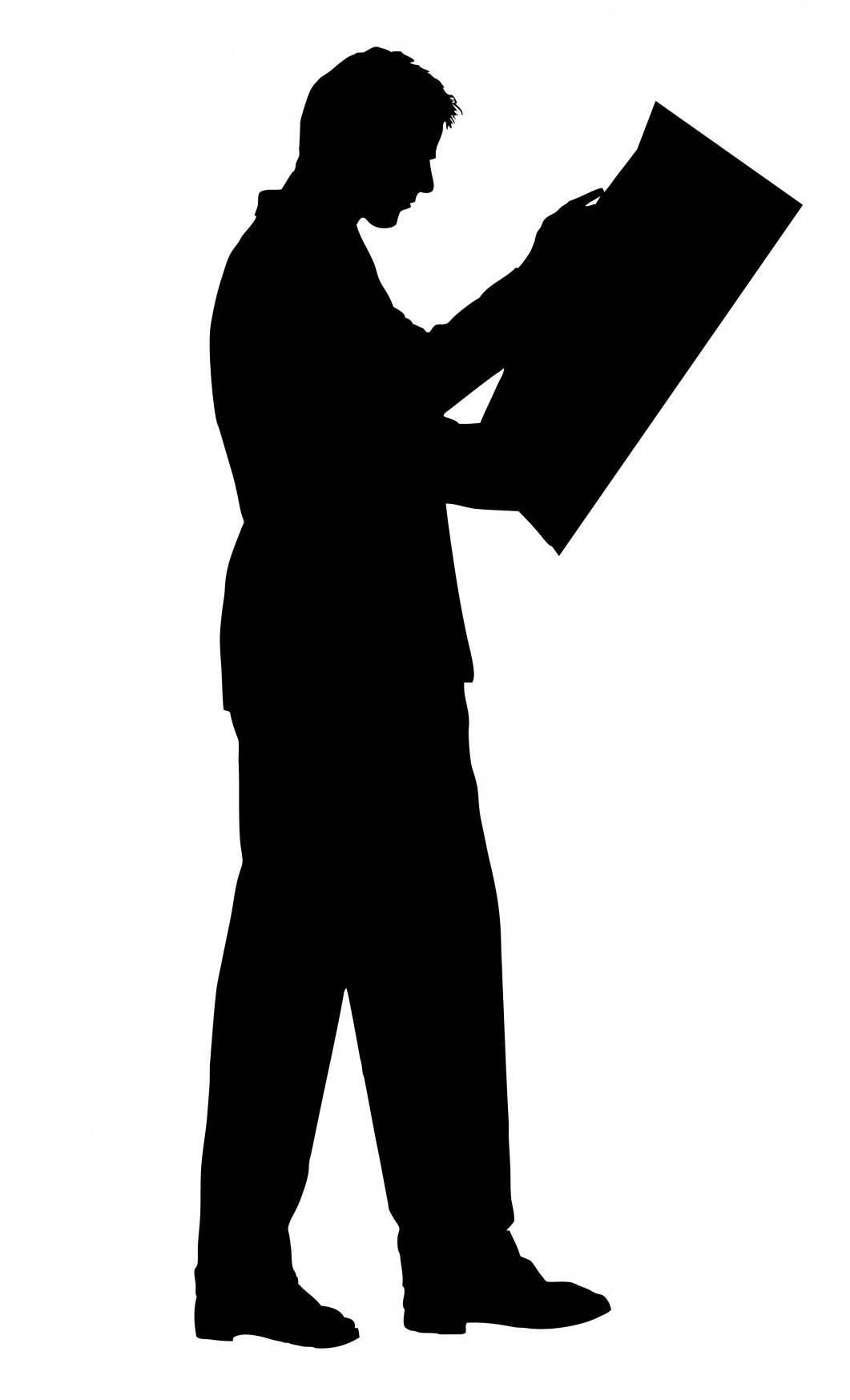 1061x1747 Jesus Walking Silhouette