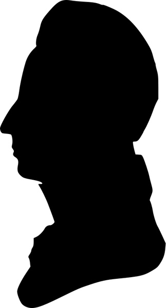 323x600 Silhouette Of Man Facing Left, No. 1 Free Vector In Open Office