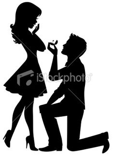 236x321 Man And Woman Silhouette Clip Art Couple Clipart Image
