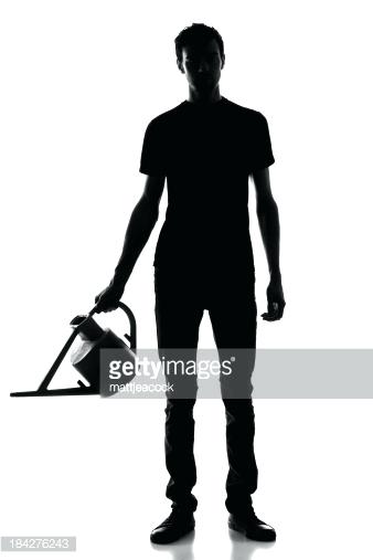 338x507 Gardening Silhouette Vector Silhouette Of A Man With Garden Tools
