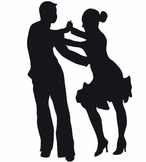 475x527 Man And Woman Dancing Latin Dance Mural Dance Wall Decal Wall
